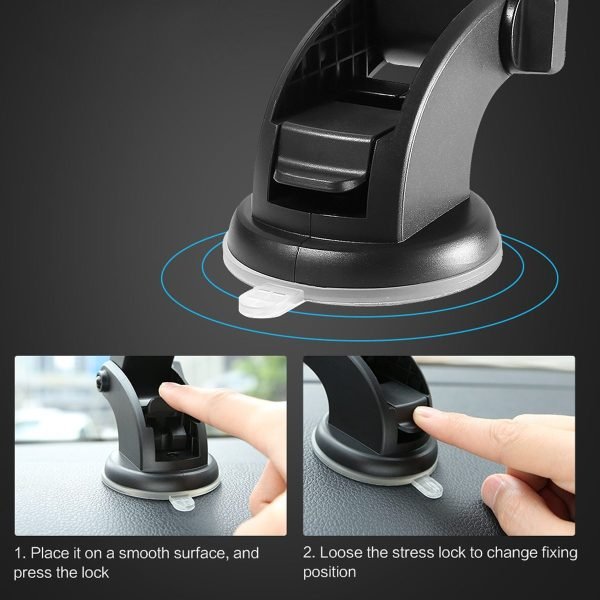 172666518908.jpg Car Phone Holder Long Rod Telescopic Car Dashboard Suction Cup Type
