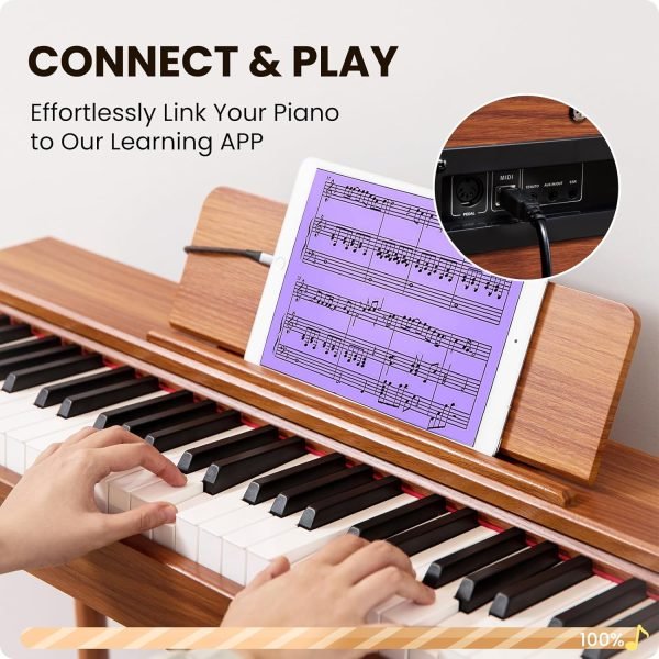 Brand New 88-Key Graded Hammer Action Digital Piano with Stand