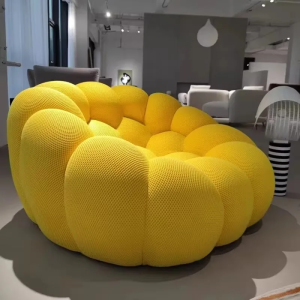 详情_19 (14) Nordic Compression Sofa Football Sofa Bubble Sofa Living Room Balcony Leisure Curved Special-shaped Sofas Home Furniture Couch