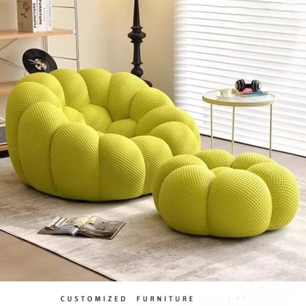 Nordic Compression Sofa Football Sofa Bubble Sofa Living Room Balcony Leisure Curved Special-shaped Sofas Home Furniture Couch