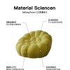Nordic Compression Sofa Football Sofa Bubble Sofa Living Room Balcony Leisure Curved Special-shaped Sofas Home Furniture Couch