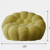 Nordic Compression Sofa Football Sofa Bubble Sofa Living Room Balcony Leisure Curved Special-shaped Sofas Home Furniture Couch