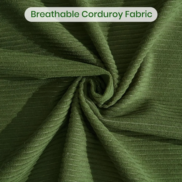 Italian Compressed Sofa Minimalist Retro Corduroy Sofa Bed Lounge Modular Couch Foldable Washable Customizable for Living Room